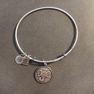 Silver Elephant Alex and Ani Bracelet